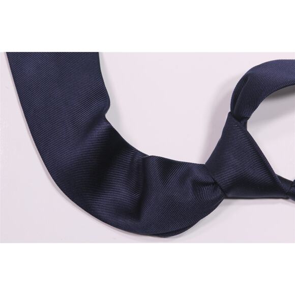 Makers Shirt Kamakura Japan Navy Blue Twill Silk Handmade Necktie Tie Japan - Picture 1 of 6